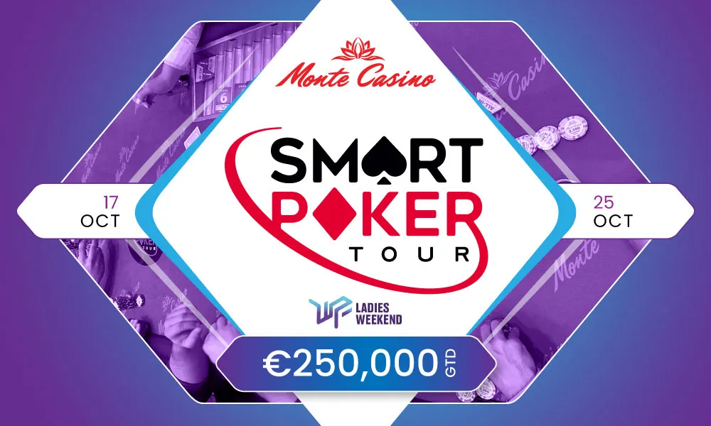 Smart Poker Tour #25 returns in October with €250,000 GTD in prize pools