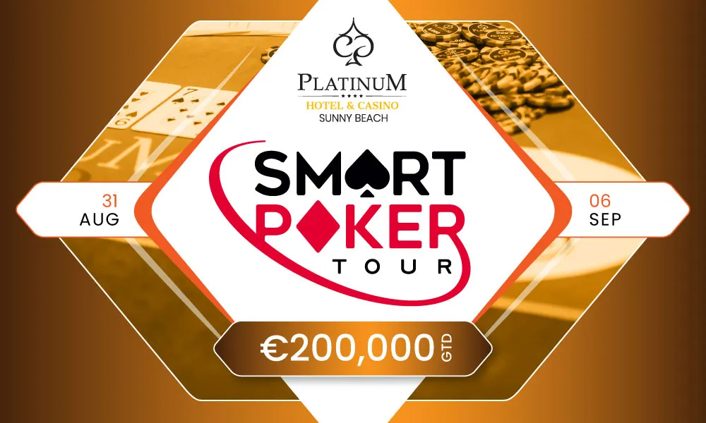 Smart Poker Tour идва в Слънчев бряг: €150,000 GTD Main Event и 7 странични турнира